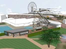 skegness new 70ft high wire attraction