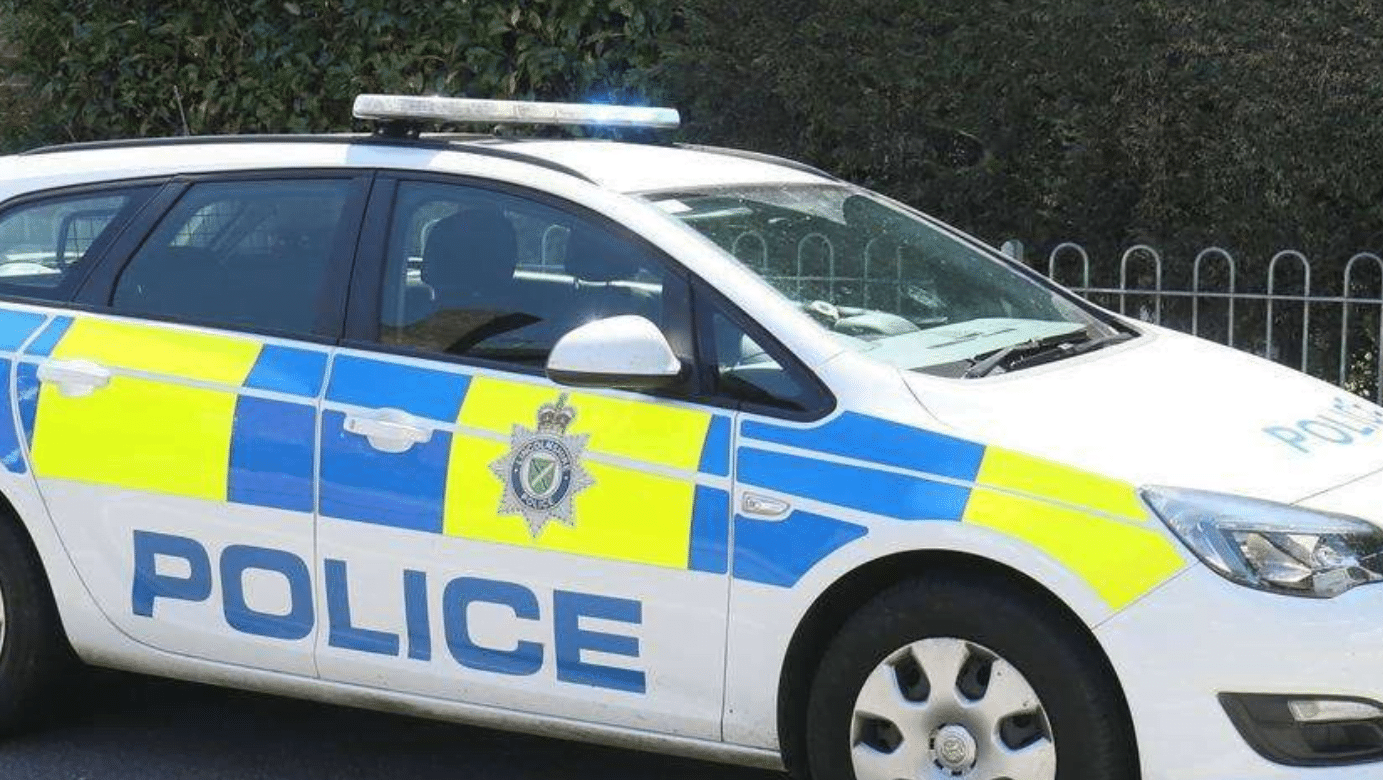 Police Car Involved In Collision In Skegness